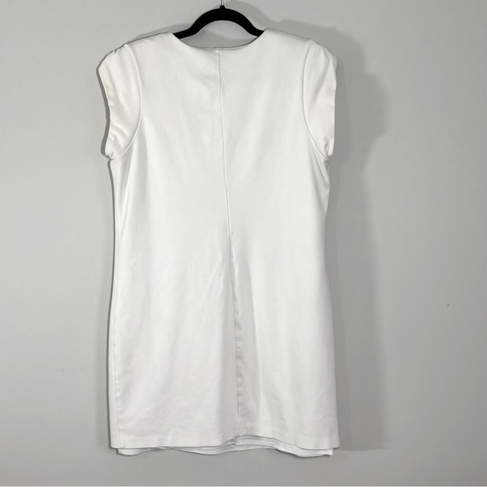 Women’s Express Off-White Elegant Sheath Shift Dress, Thick Lined, Size L - Picture 4 of 5
